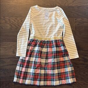 Crewcuts Striped and Plaid Kids Dress